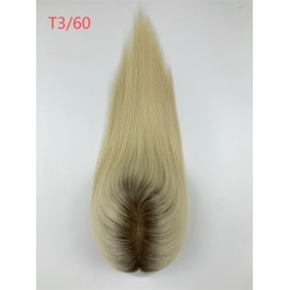 5.5x6.5  women's toupee  replacement Cuticle Raw Hair Mono base topper