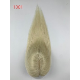 5.5x6.5  women's toupee  replacement Cuticle Raw Hair Mono base topper