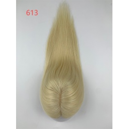 5.5x6.5  women's toupee  replacement Cuticle Raw Hair Mono base topper