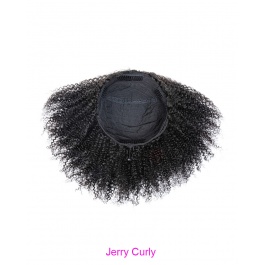 All-In-One Realistic Versatile Cap Drawstring Ponytail Half Wig