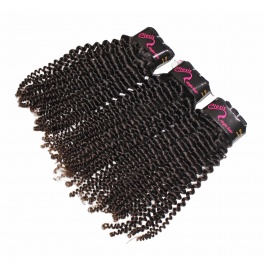 Elesis virgin hair 3 bundles kinky curly small curly virgin hair weave