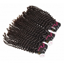 Elesis virgin hair 3 bundles kinky curly small curly virgin hair weave