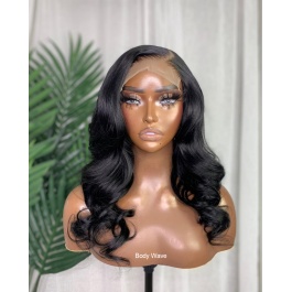 Elesis Virgin Hair Top raw grade hair customize wig 5x5 Closure wig natural color-TP5x5