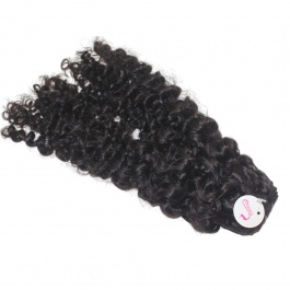  Elesis Virgin Hair  Double Drawn Burmese Curly Virgin Remy 100% human hair Bundle Weft 1piece 