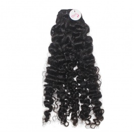  Elesis Virgin Hair  Double Drawn Burmese Curly Virgin Remy 100% human hair Bundle Weft 1piece 