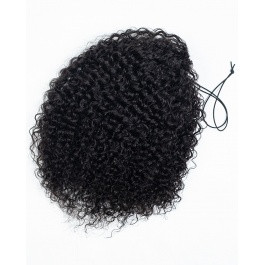 All-In-One Realistic Versatile Cap Drawstring Ponytail Half Wig