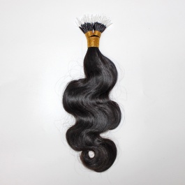 Elesis Virgin Hair Body Wave Elastic Nano Ftips hair extensions Virgin Remy Hair 100grams