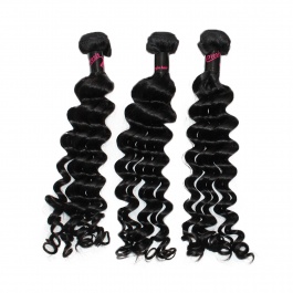 Elesis Virgin Hair Product TOP grade Raw Hair Loose Wave Weave  3 Bundles 300g