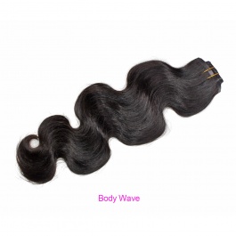 Hair Style Optional  Clipin set 120grams  with Small Seamless PU Hairextensions Virgin Remy Human Hair-Clip8