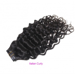 Hair Style Optional  Clipin set 120grams  with Small Seamless PU Hairextensions Virgin Remy Human Hair-Clip8